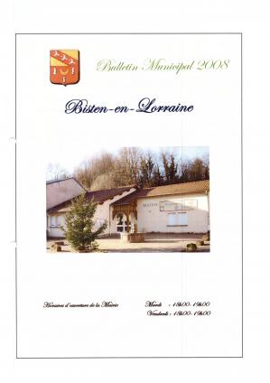 2008 bulletin municipal