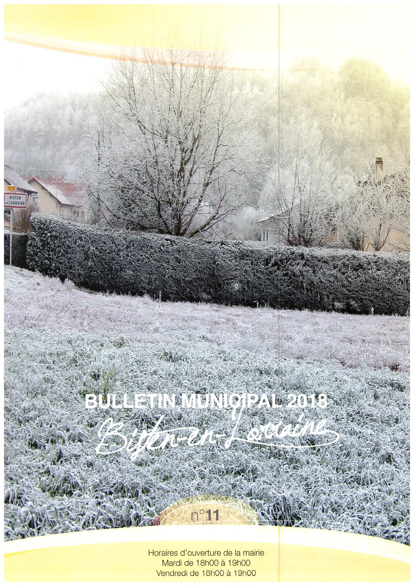 2018 bulletin municipal couverture